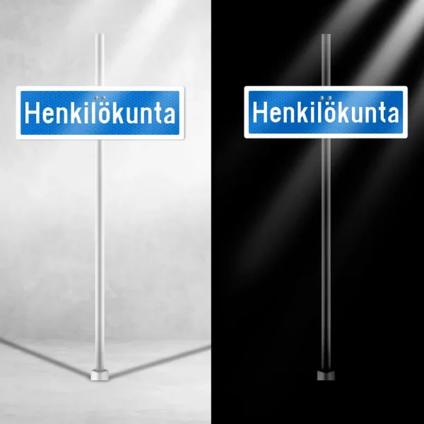 SEKURE HENKILÖKUNTA ALUMIINI 3MM 50X16CM