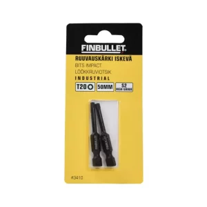 FINBULLET KONEKÄRKI ISKEVÄ T20*50MM 2KPL