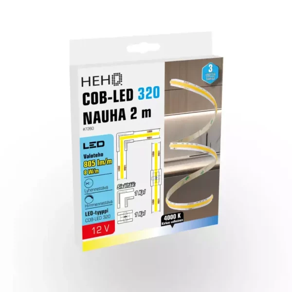 HEHQ LED-NAUHA 2M 12V 4000K