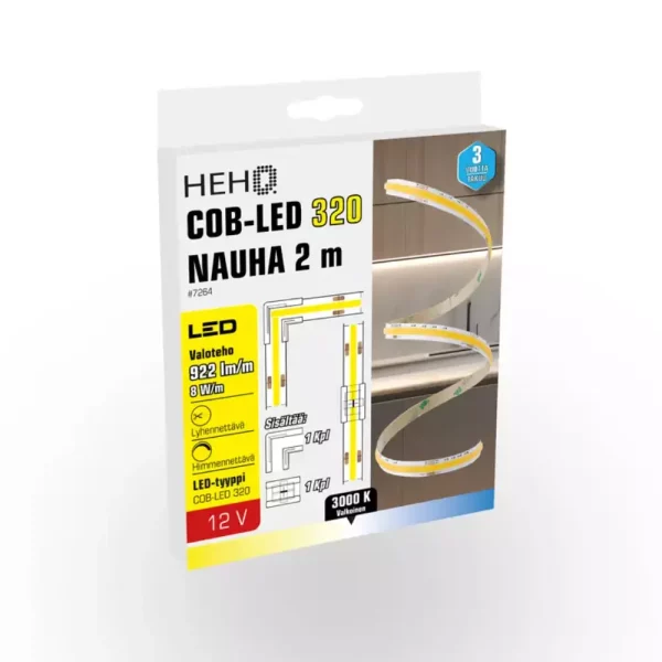 LED-NAUHA 2M 12V COB 320