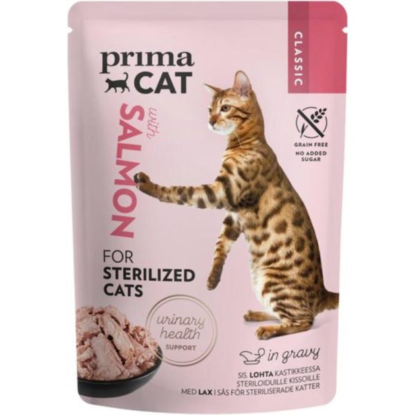 PRIMA CAT CLASSIC LOHTA KASTIKKEESSA STERILOIDUILLE 85G