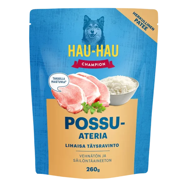 HAU-HAU CHAMPION POSSUATERIA KOIRALLE 260G