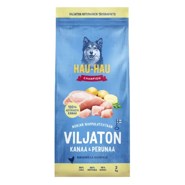 HAU-HAU CHAMPION VILJATON KANAA JA PERUNAA 2 KG