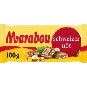 MARABOU SCHWEIZERNÖT 100G SUKLAALEVY