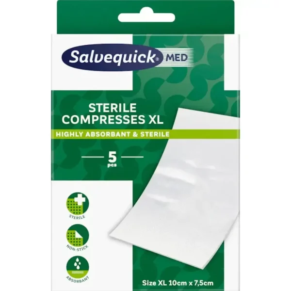 SALVEQUICK STERIILI TAITOS 5KPL XL