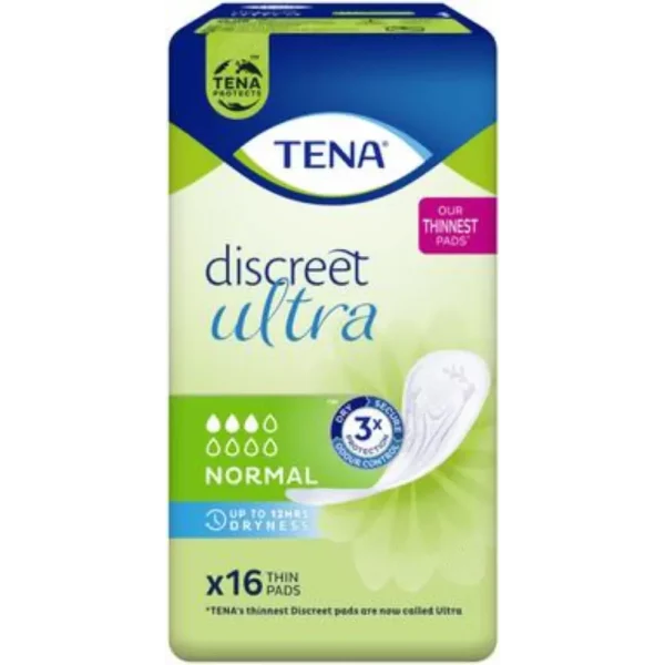 TENA DISCREET ULTRA SIDE NORMAL 16KPL