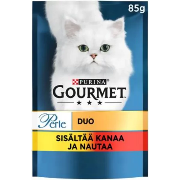 PURINA GOURMET PERLE KANA & NAUTA 85G KISSANRUOKA