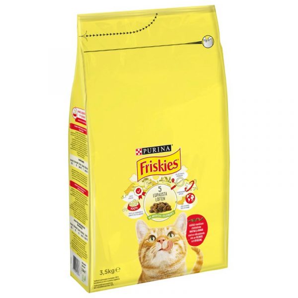 FRISKIES 3,5KG NAUTA JA KANA TÄYSRAVINTO