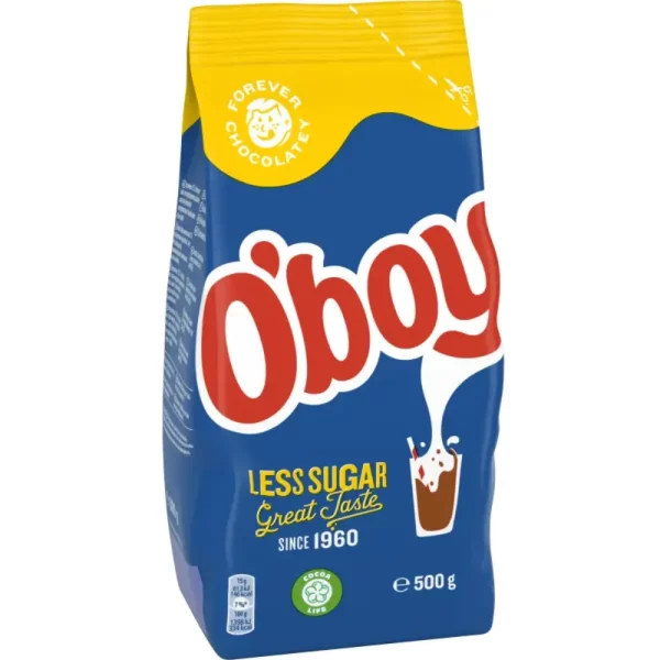 O'BOY KAAKAOJUOMAJAUHE 500G LES SUGAR