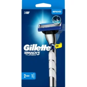 GILLETTE MACH3 TURBO PARTAHÖYLÄ + 1KPL VAIHTOTERÄ