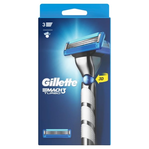 GILLETTE MACH3 TURBO+2TERÄÄ