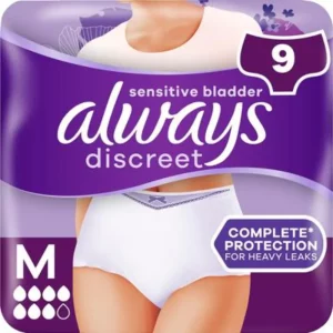 ALWAYS DISCREET INKONTENSSIHOUSUT PLUS M