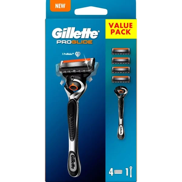 GILLETTE PROGLIDE MANUAL PARTAHÖYLÄ+3 VAIHTOTERÄÄ