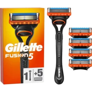 GILLETTE FUSION5 PARTAHÖYLÄ+4 VAIHTOTERÄÄ