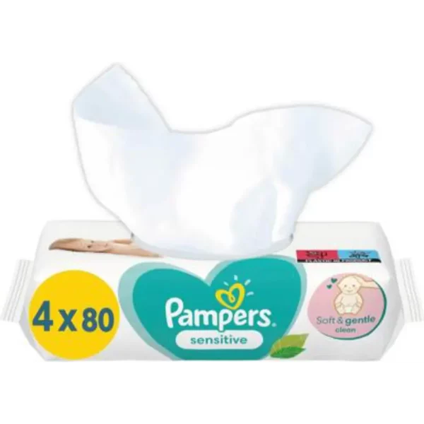 PAMPERS SENSITIVE WIPES PUHDISTUSPYYHE 320 KPL