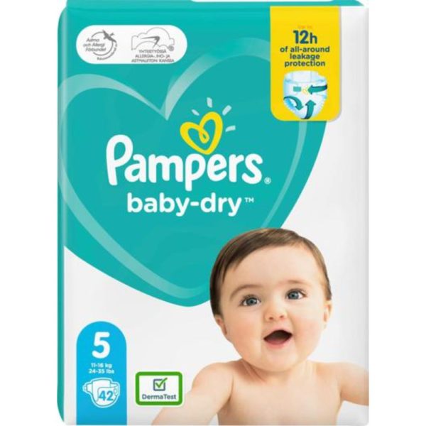 PAMPERS BABY DRY 5 42KPL