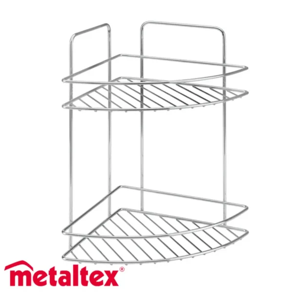 KULMAHYLLY 2-OSAINEN KROMATTU 21X21X35CM METALTEX REFFLEX