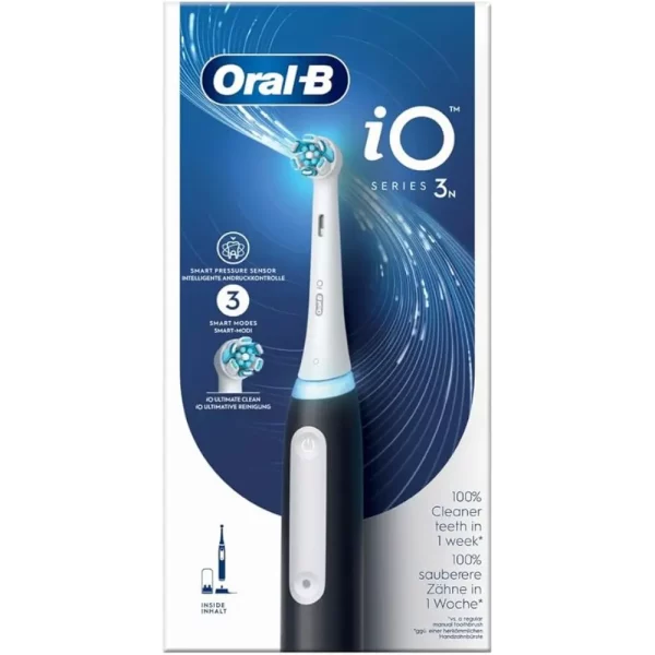 ORAL-B SÄHKÖHAMMASHARJA IO3 MUSTA