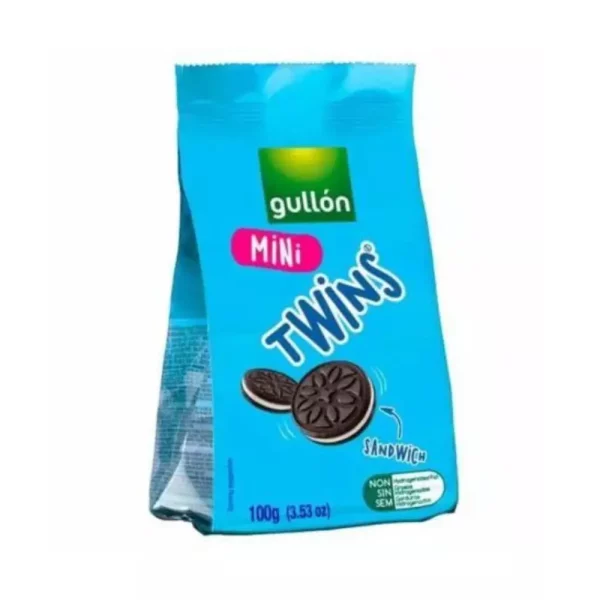 GULLON MINI TWINS SUKLAA-VANILJA TÄYTEKEKSIT 100G