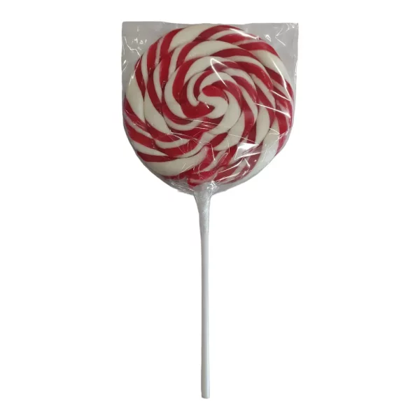 JÄTTI SPIRAALITIKKARI RED&WHITE 150G