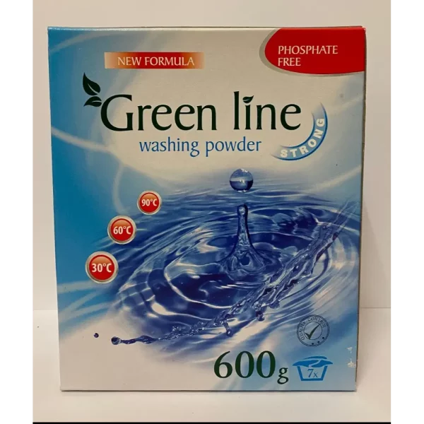 GREEN LINE STRONG PESUJAUHE 600 G VALKOPYYKILLE