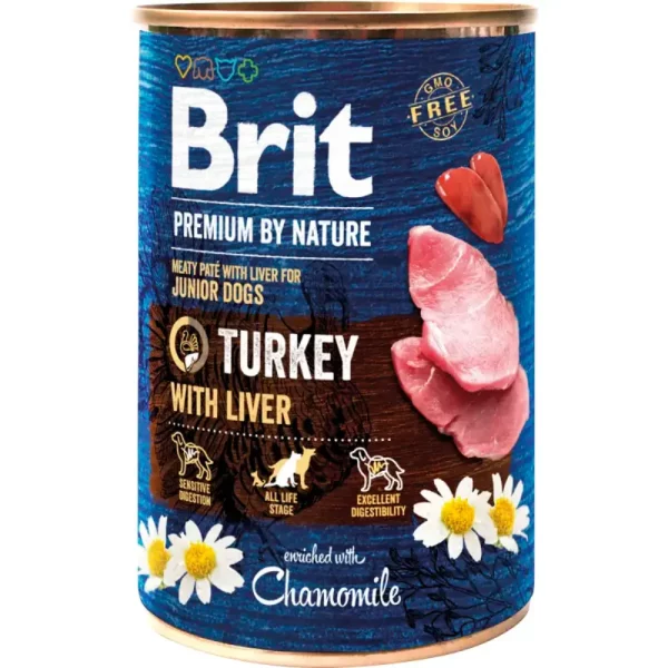 BRIT KOIRANRUOKA KALKKUNA-MAKSA PENTU 400G