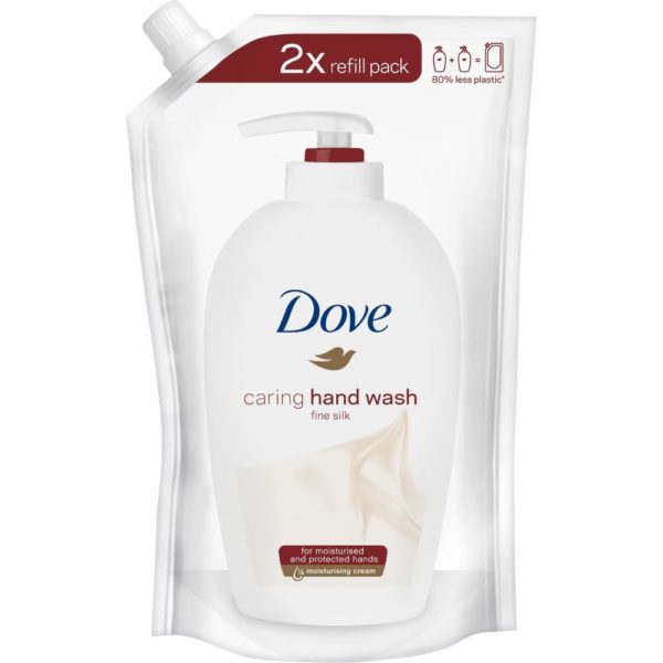 DOVE 500ML FINE SILK NESTESAIPPUA REFILL