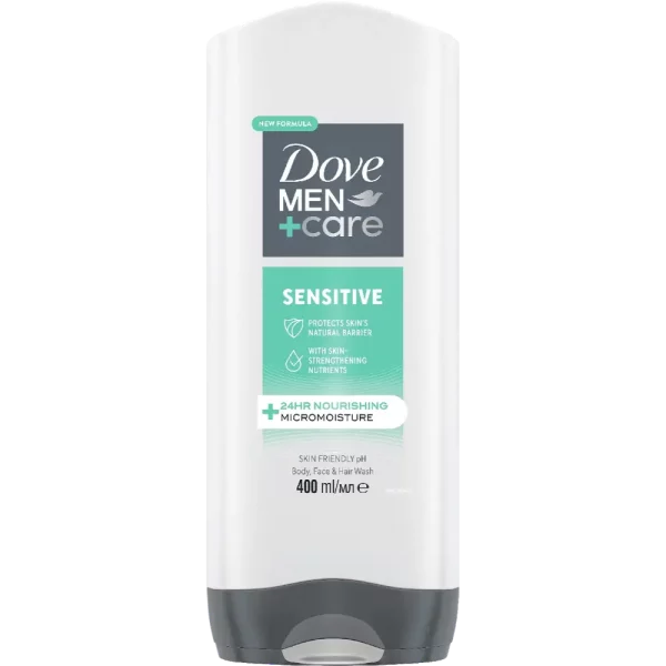 DOVE MEN SENSITIVE 400ML SUIHKUSAIPPUA