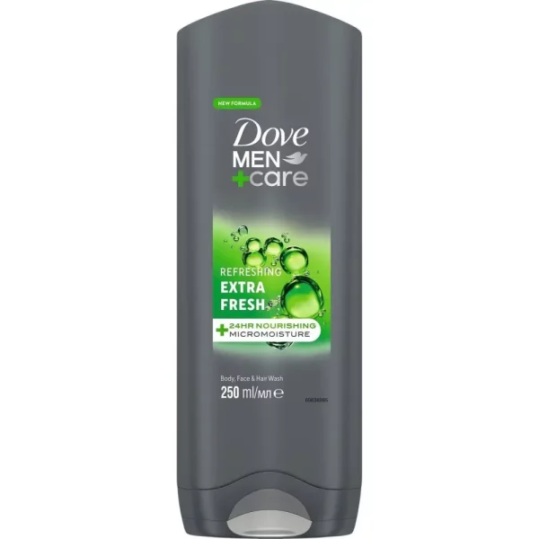 DOVE MEN+CARE 250ML EXTRA FRESH SUIHKUSAIPPUA