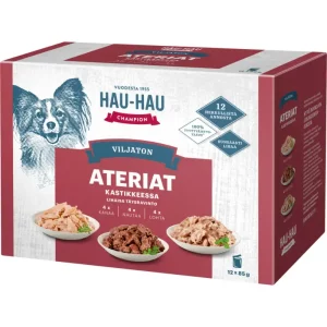 HAU-HAU ANNOSATERIA 12X85G LAJITELMA KASTIKKEESSA