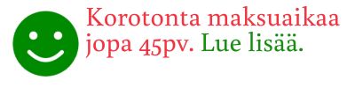 Keskisen kauppa korotonta maksuaikaa jopa 45 pv