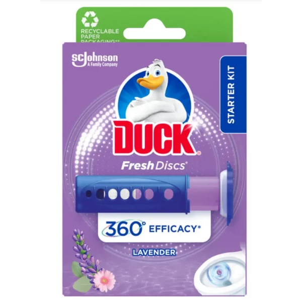 DUCK FRESH DISCS 36ML LAVENDER WC-RAIKASTIN