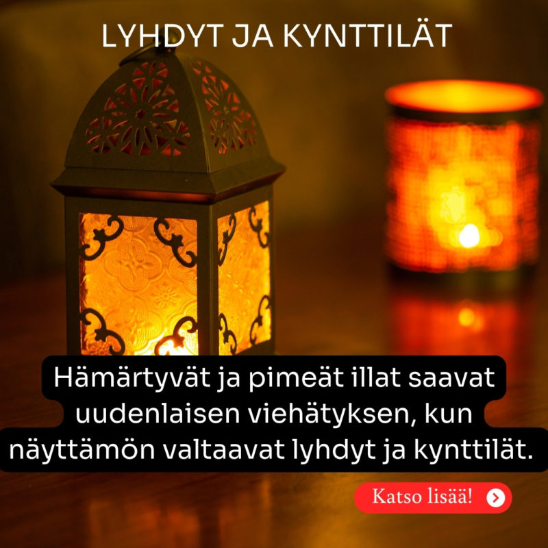 Lyhdyt ja kynttilät